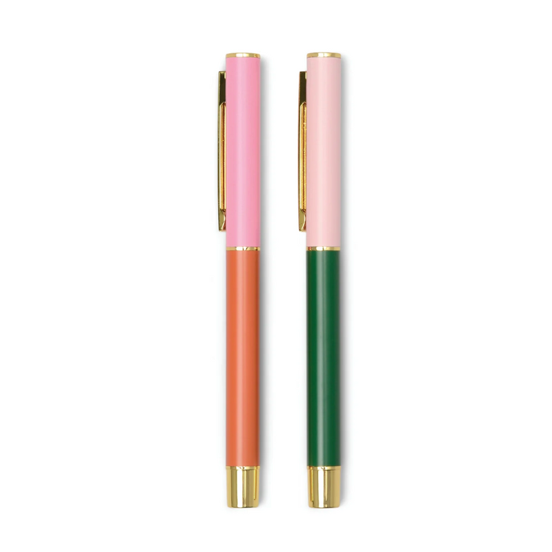 Set of Two Colourblock Pens