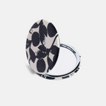 Mono Bloom Round Pocket Mirror