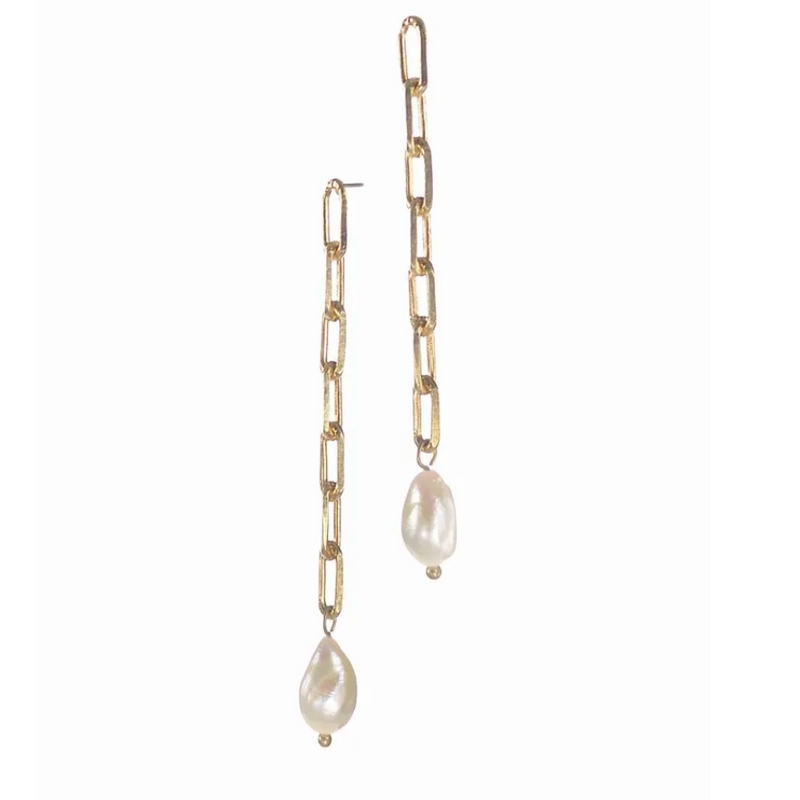 Pearl Pendulum Earrings