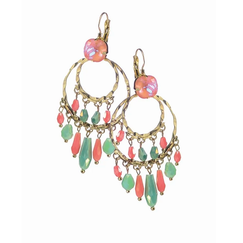 Liberty Charm Hoops