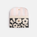 Mono Floral Card Holder Coin Purse