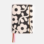 Mono Floral A5 Soft Cover Notebook