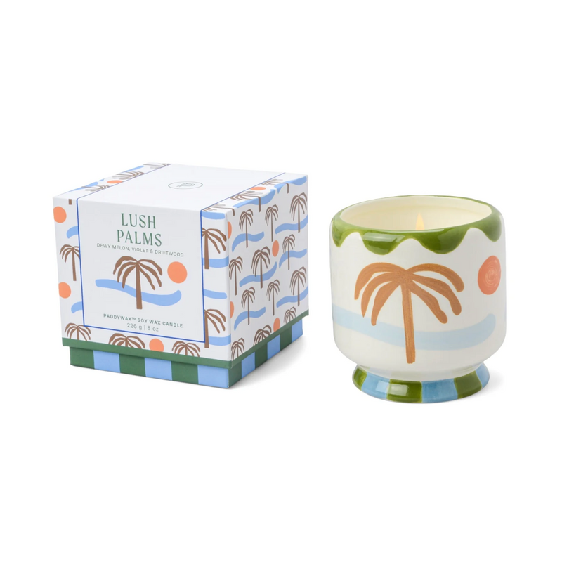 Paddy Wax Adopo Hand Painted Ceramic Artisan Candles