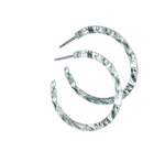 Slimline Hammered Hoops
