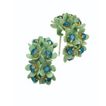 Vintage Style Demi Loop of Buds Earrings