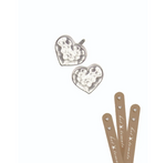 Heart Studs