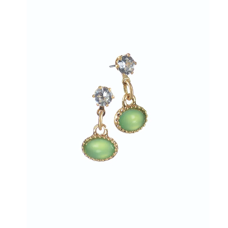 Mini Petit Gold Oval Drops
