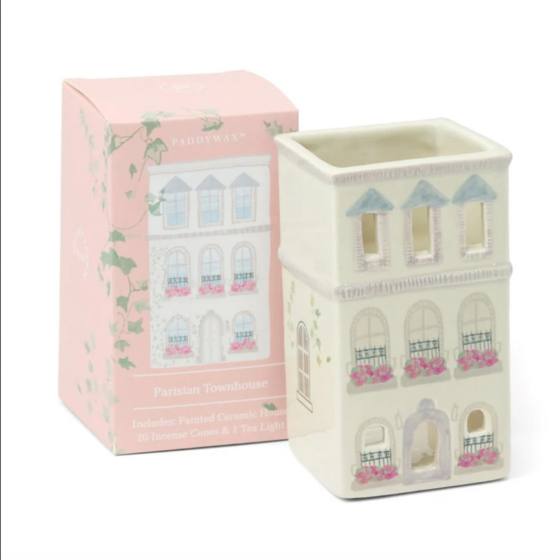 Parisian townhouse style incense and tea light holder