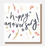 Wedding Anniversary and Penblwydd Priodas Greeting Card