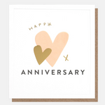 Wedding Anniversary and Penblwydd Priodas Greeting Card