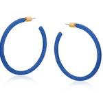 Paulina Resin Statement Hoop Earrings