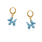 Bellas Balloon Dog Huggies Earrings