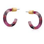 Talamanca Petite Resin Hoop Earrings