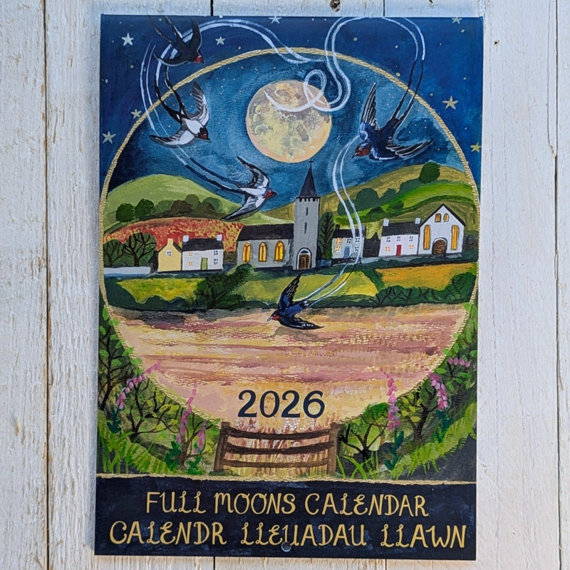 Calendr 2026 - Full Moons - Driftwood Designs