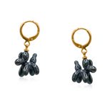 Bellas Balloon Dog Huggies Earrings
