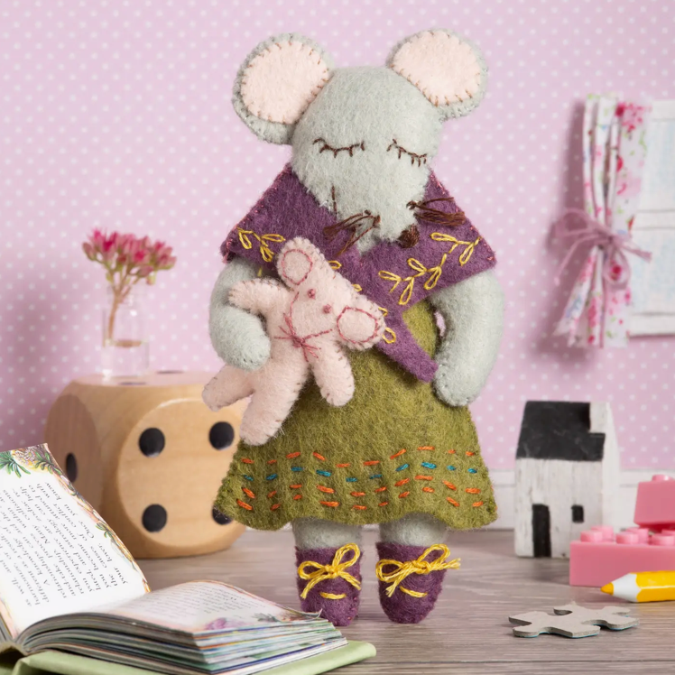 Little Miss mouse felt kit set