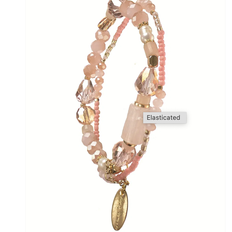 Bonnie Bonnie curated duo candy floss and golden bracelet