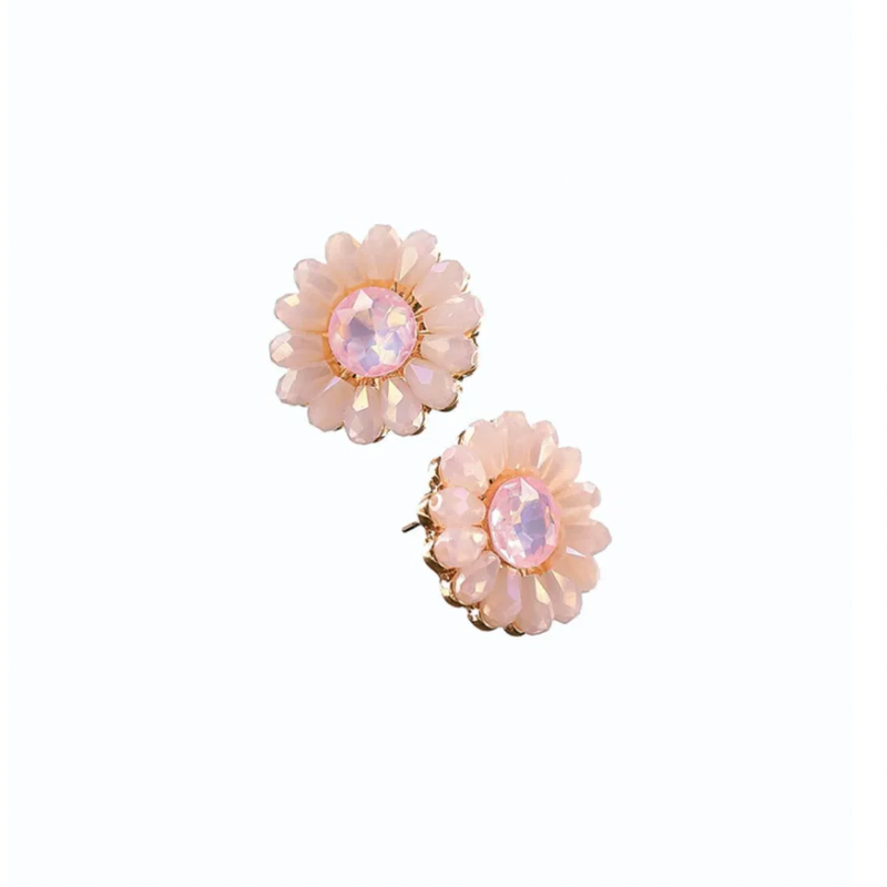 Pink Frost Daisy Daisy Studs