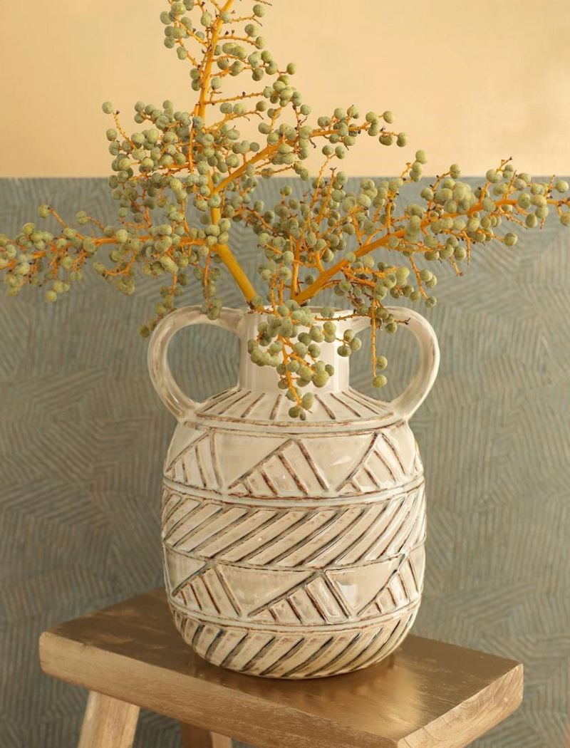 Vase Bali l.25 w.23 h.30 cm