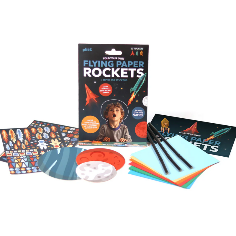 Flying Paper Rockets