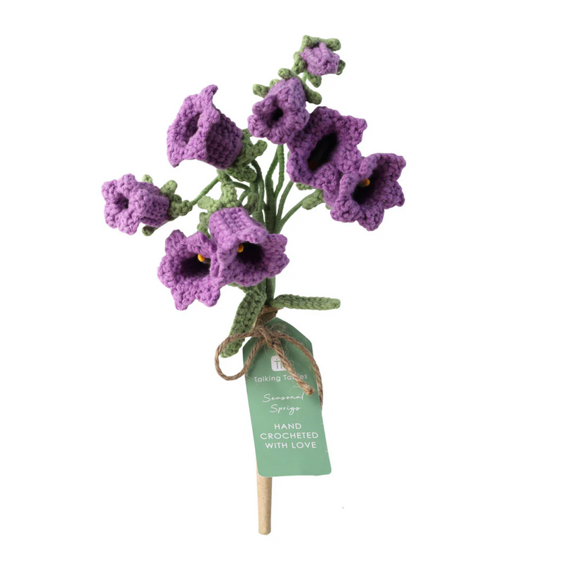 SEASONAL SPRIGS CROCHET BLUEBELL LILAC