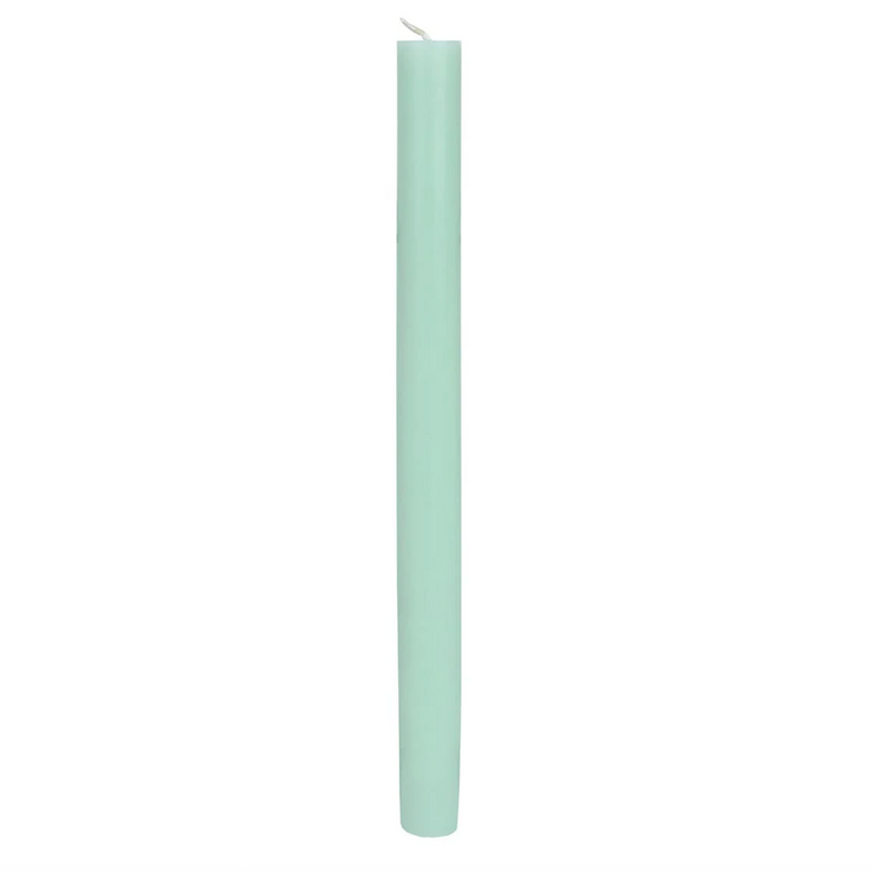 CANDLE SHOP  DINE IN COLOUR  DINNER CANDLE  SAGE  28CM