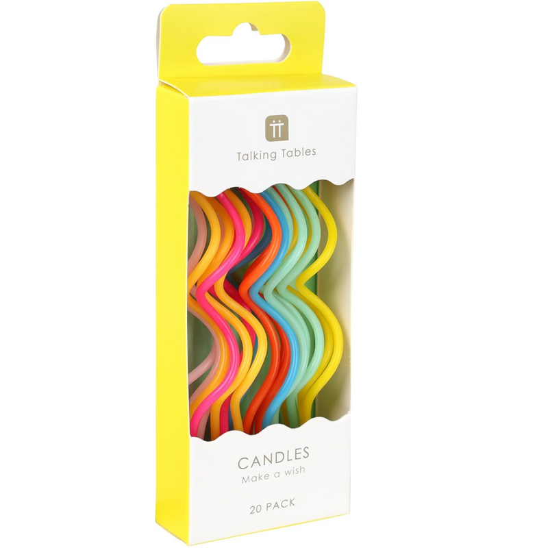 Tall Twist Birthday Cake Candles