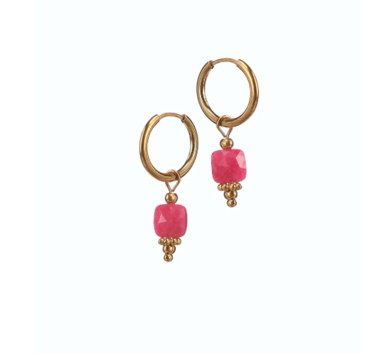 Stone Drop Earrings