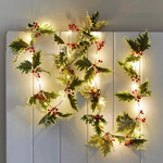 Holly Christmas LED String Light