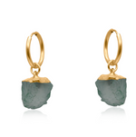 Beatrice Dream Stone Huggie Earrings