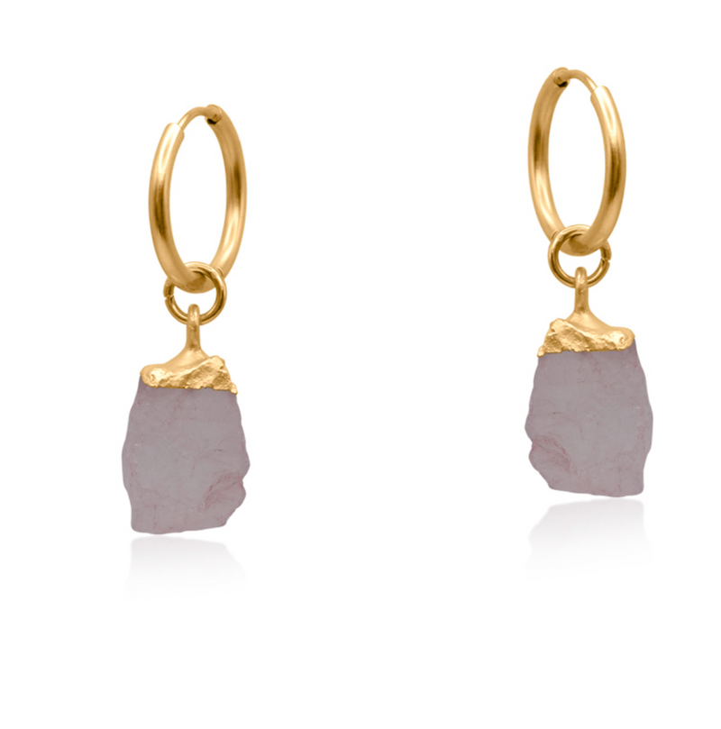 Beatrice Dream Stone Huggie Earrings