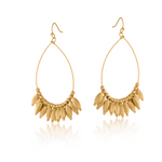Vittoria Seed Oversized Matte Earrings