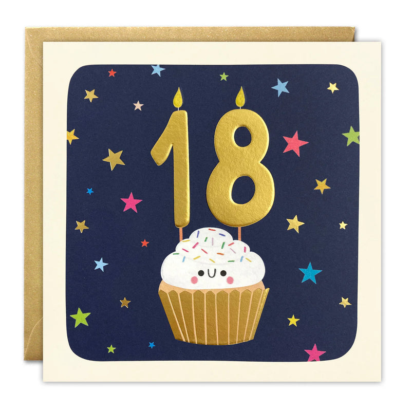 James Ellis Age 18 Cupcake Card