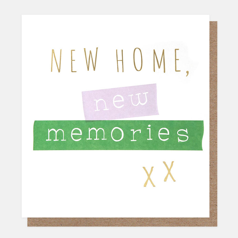 NEW HOME NEW MEMORIES XX TICKER-TAPE
