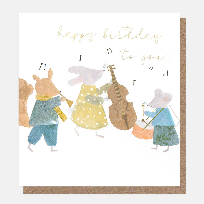 HAPPY BIRTHDAY TO YOU BAND OF MUSICAL ANIMALS