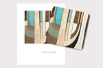 Contemporary Forest Coaster Card