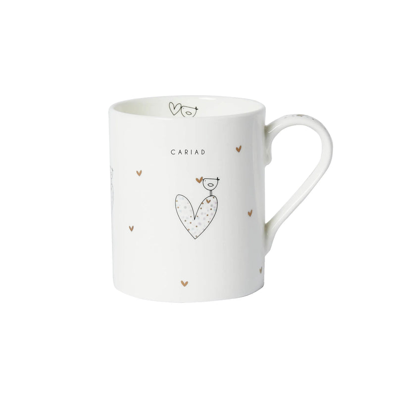 Welsh China Cariad Mug