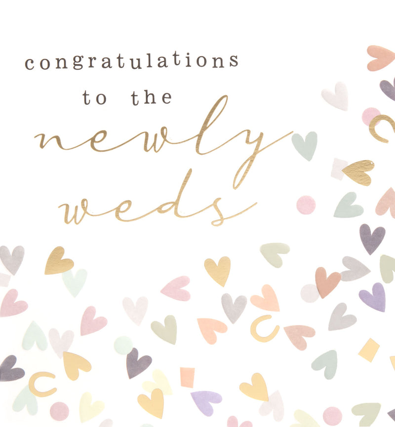 CONGRATULATIONS TO THE NEWLYWEDS CONFETTI
