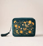 Elizabeth Scarlett Velvet Emerald Wild Garden