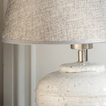 Vesta Stoneware Lamp With Grey Shade