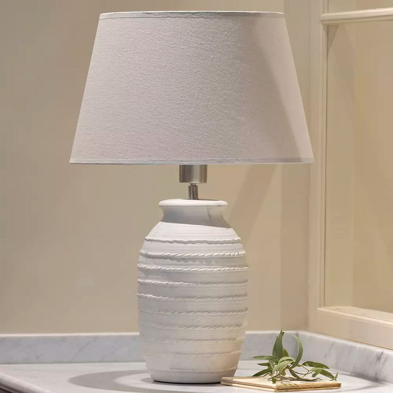 Ceramic Lamp Millie With Cream Shade