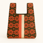 Floral Knitted Reusable Market Bag-Tote Bag-Giftable
