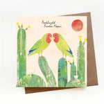 Wedding Anniversary and Penblwydd Priodas Greeting Card