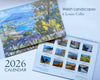 2026 Welsh Landscapes calendar by Louise Collis with cover and sample pages displayed.