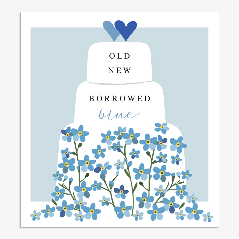 Old New Borrowed Blue Card