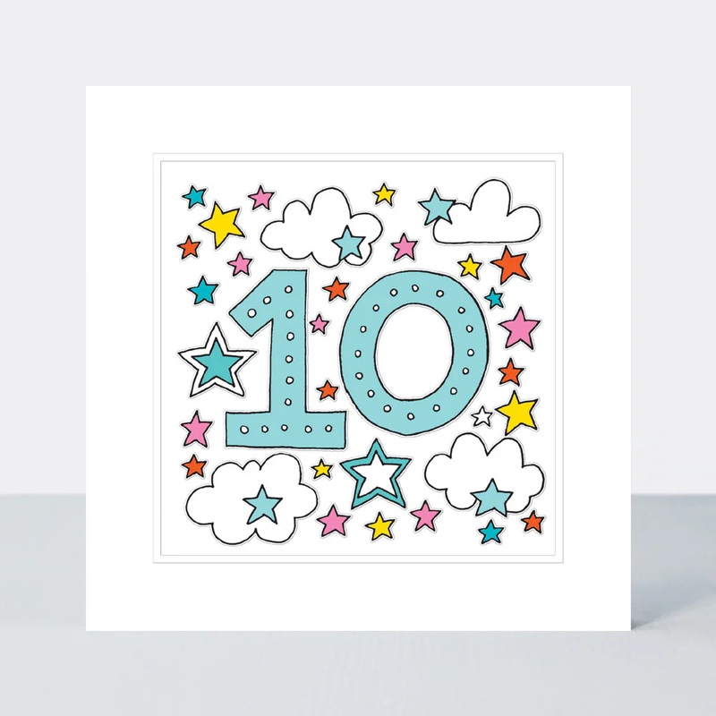 Pocket Rocket - Birthday/Age 10 Card