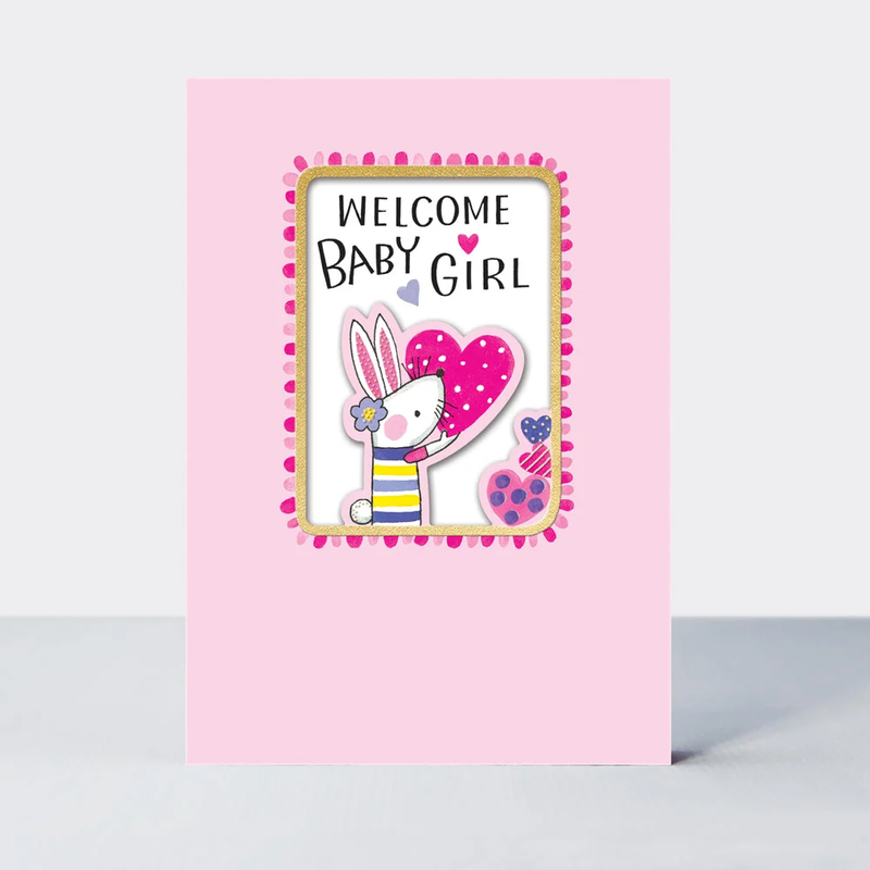 Peep - Welcome Baby Girl/Rabbit