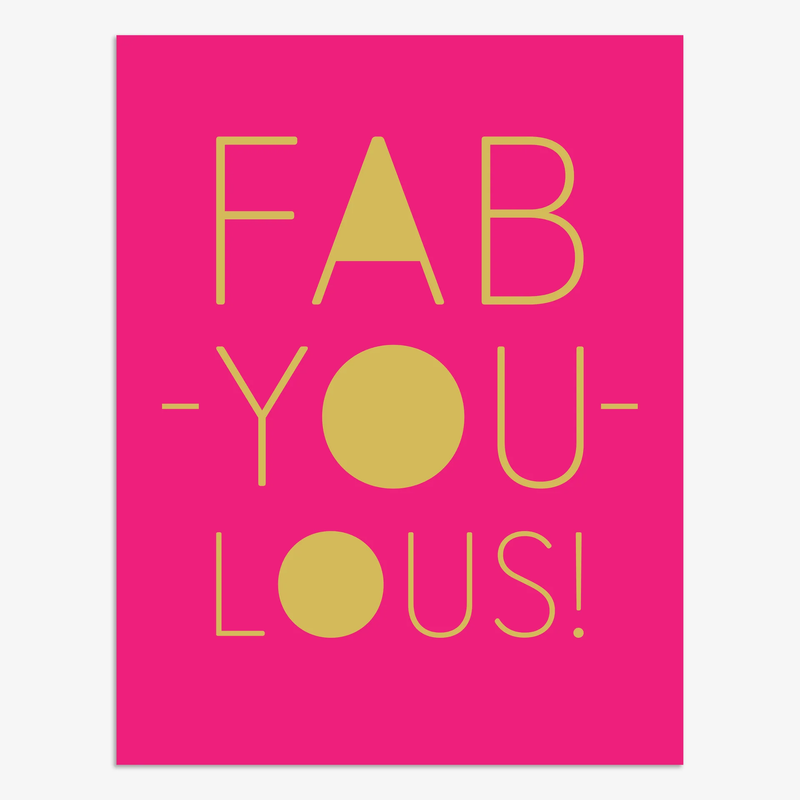 Fab You Lous Card