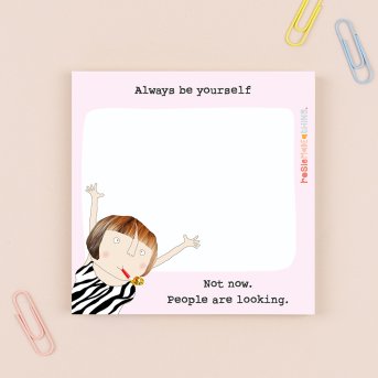 BE YOURSELF STICKY JOTS
