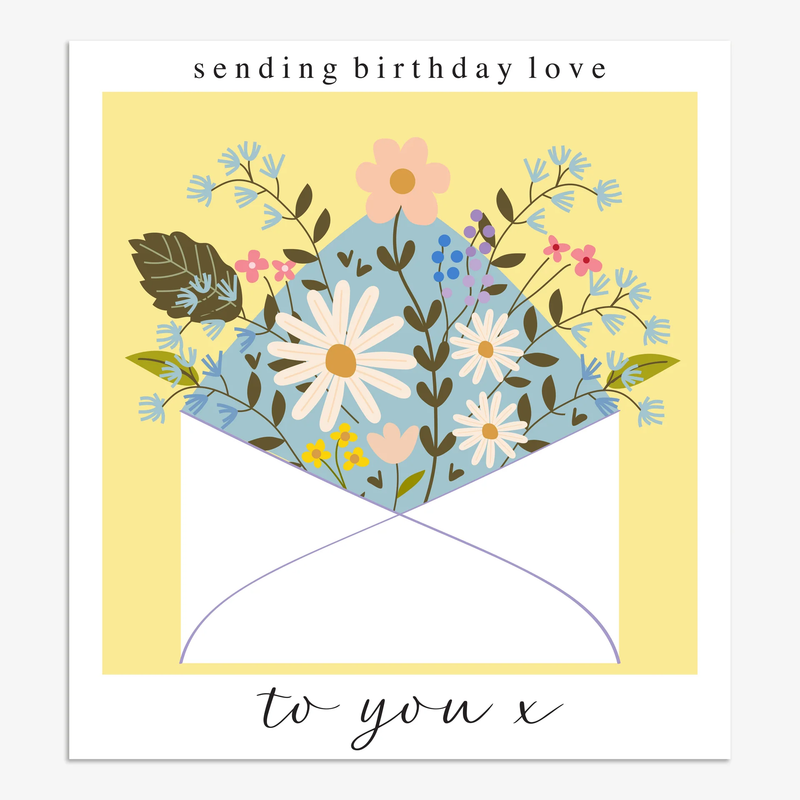 Sending Birthday Love Card